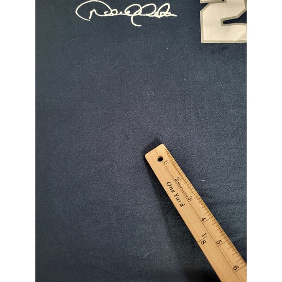 Dynasty 2XL MLB New York Yankees Derek Jeter #2 Navy T Shirt 100% Cotton 2004 - Picture 8 of 11